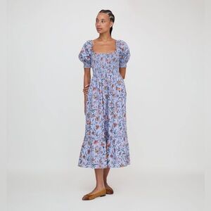 Hill House Home Louisa Nap Dress Thistle Fleur Chintz M